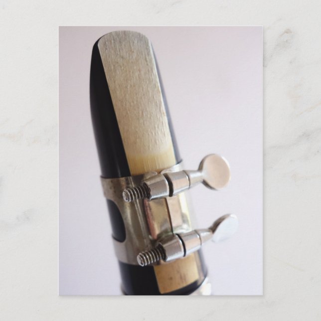 Cartão postal Clarinet Reed (Frente)