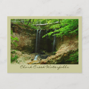 Cartão Postal Clark Creek Waterfall