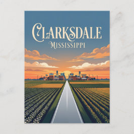 Cartão Postal Clarksdale Mississippi