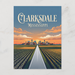 Cartão Postal Clarksdale Mississippi