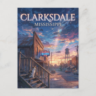 Cartão Postal Clarksdale Mississippi