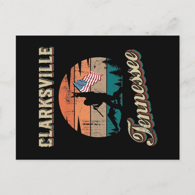 Cartão Postal Clarksville Tennessee (Frente)