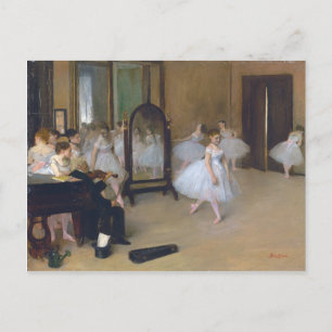Cartão Postal Classe Dançante - Edgar Degas