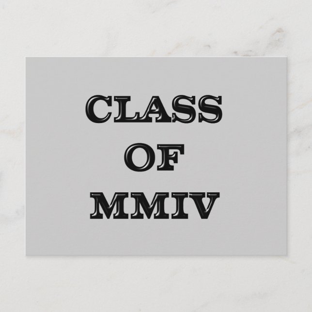 Cartão Postal Classe de 2004 (Frente)