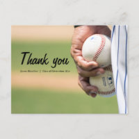Classe de basebol Esportes Simples Obrigado postal