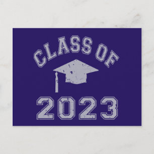 Cartão Postal Classe De Graduação 2023 - Cinza 2