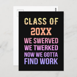 Cartão Postal Classe de Novidade do Ano