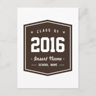 Cartão Postal Classe de Retro Bistre