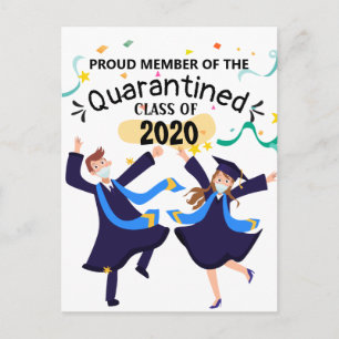 Cartão Postal Classe em quarentena de 2020