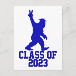Cartão Postal Classe Funny Bigfoot de 2023 - Graduação 2023