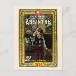 Cartão Postal Classic Absinthe Poster