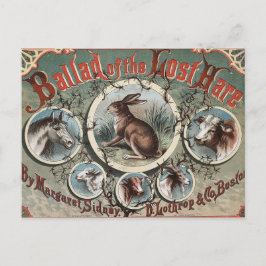 Cartão Postal Clássica Balada da Lebre Perdida
