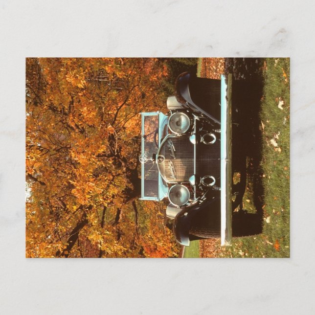 Cartão Postal Clássico 1928 Mercedes Benz Super Esporte (Frente)