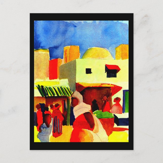 Cartão postal-Clássico/Antigo-August Macke 15 (Frente)