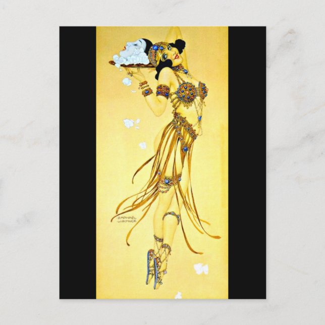 Cartão postal-Clássico/Antigo-Raphael Kirchner 24 (Frente)