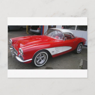Cartão Postal Clássico Chevrolet Corvette