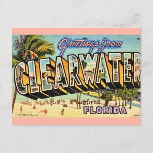 Cartão Postal Clássico Clearwater Flórida