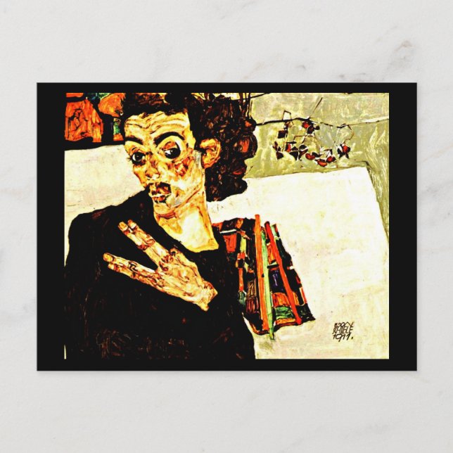 Cartão postal clássico/Vintage-Egon Schiele 29 (Frente)