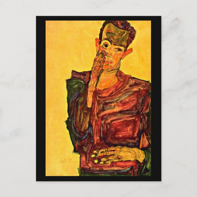 Cartão postal clássico/Vintage-Egon Schiele 30 (Frente)