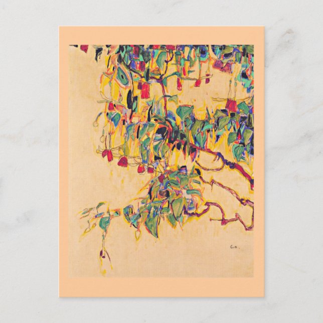 Cartão postal clássico/Vintage-Egon Schiele 6 (Frente)