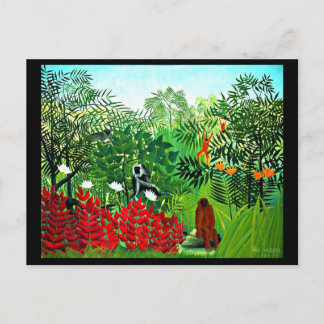 Cartão postal clássico/Vintage-Henri Rousseau 5