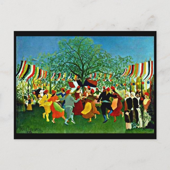 Cartão postal clássico/Vintage-Henri Rousseau 6 (Frente)