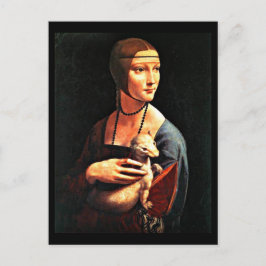 Cartão postal clássico/Vintage-Leonardo da Vinci 1