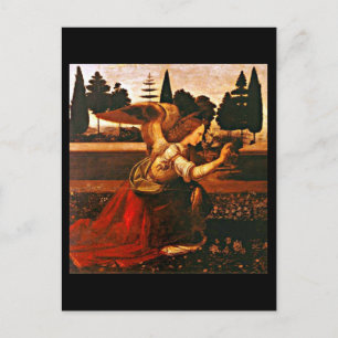 Cartão postal clássico/Vintage-Leonardo da Vinci 1