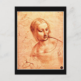 Cartão postal clássico/Vintage-Leonardo da Vinci 6