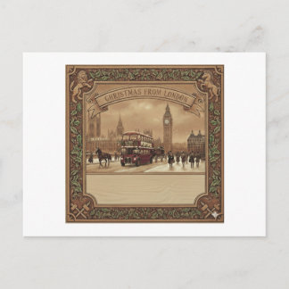 Cartão Postal Classy London PostCards BigBen