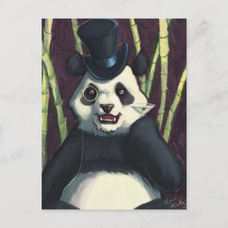 Cartão Postal Classy Panda