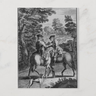 Cartão Postal Claude Duval roubbing Squire Roper