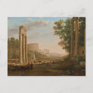 Cartão Postal Claude Lorrain - Ruínas do fórum romano