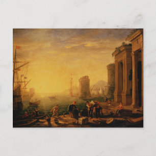 Cartão Postal Claude Lorrain Trabalho de arte