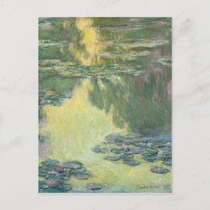 Cartão Postal Claude Monet 1907 Vintage Waterlily
