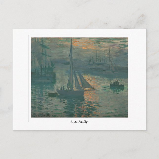 Cartão Postal Claude Monet #36-2 - Arte Refinada (Frente)