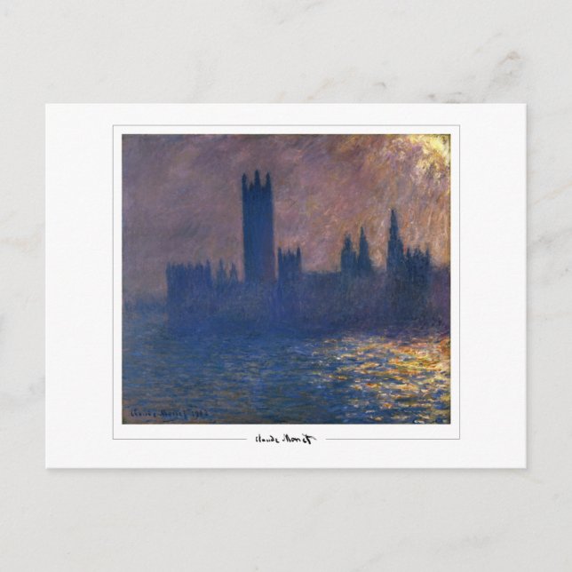 Cartão Postal Claude Monet #57 - Arte Refinada (Frente)