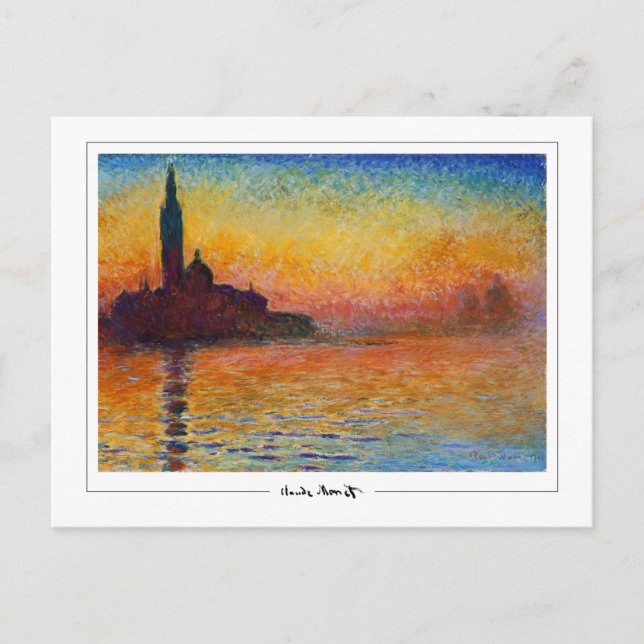 Cartão Postal Claude Monet #658-2 - Arte Refinada (Frente)