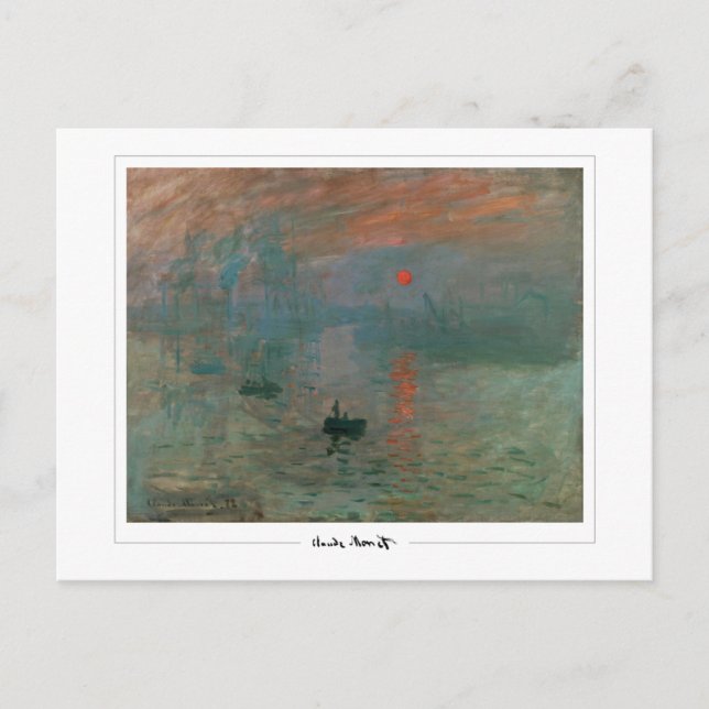 Cartão Postal Claude Monet #668 - Arte Refinada (Frente)