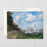 Cartão Postal Claude Monet - A Bacia do Argenteuil<br><div class="desc">Bacia argentina / Le Bassin d'Argenteuil por Claude Monet em 1872</div>