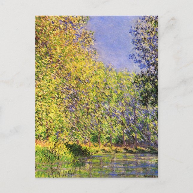Cartão Postal Claude Monet A Bend Do Epte (Frente)