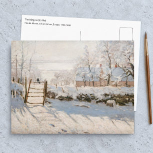 Cartão Postal Claude Monet - A Pega