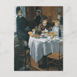 Cartão Postal Claude Monet - A Pintura Do Luncheon