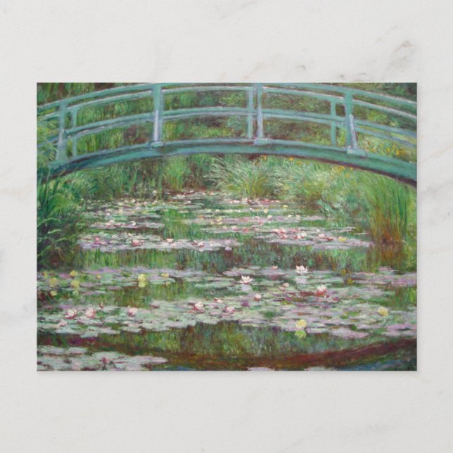 Cartão Postal Claude Monet - A Ponte Japonesa (Frente)