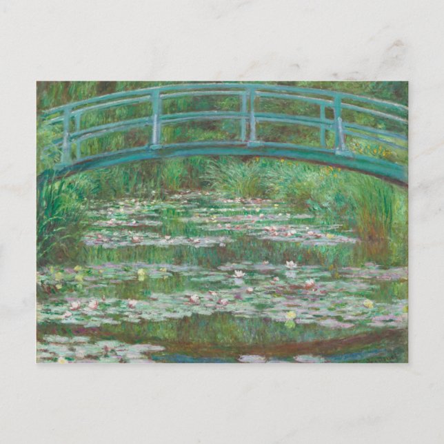 Cartão Postal Claude Monet - A Ponte Japonesa (Frente)