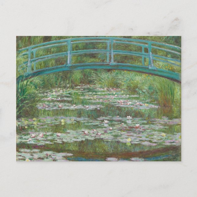 Cartão Postal Claude Monet | A Ponte Japonesa, 1899 (Frente)