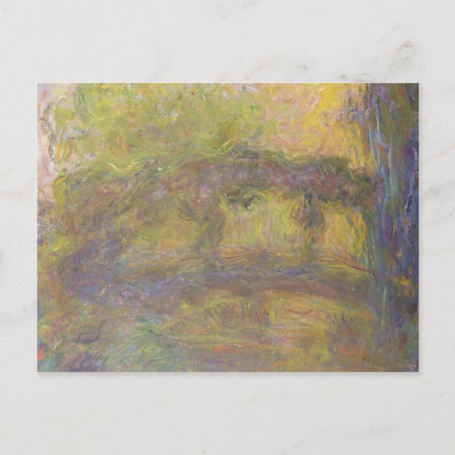 Cartão Postal Claude Monet | a ponte japonesa, 1918-24 (Frente)
