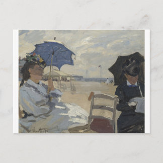 Cartão Postal Claude Monet - A Praia da Pintura de Trouville