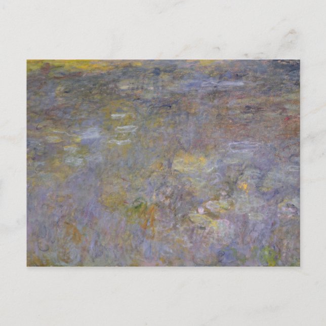 Cartão Postal Claude Monet | ÁguaLily Pond (Frente)