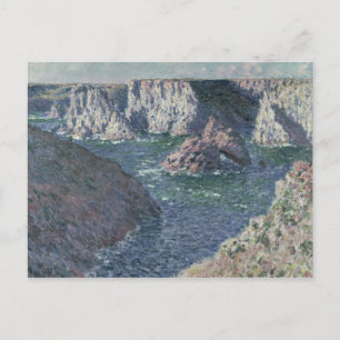 Cartão Postal Claude Monet As Rochas em Belle-Ile, 1886